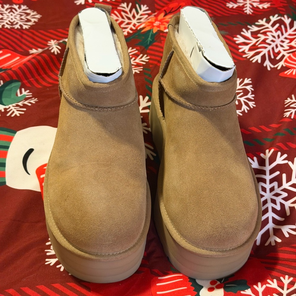 UGG Women's Tan Platform Shoes